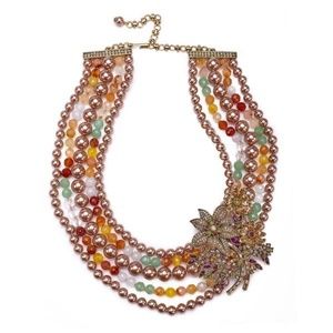 Heidi Daus NEW Merci Beaucoup Crystal Necklace
